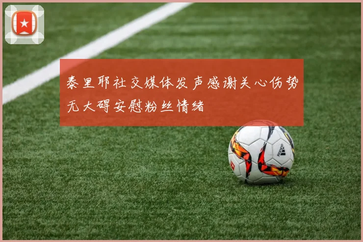 泰里耶社交媒体发声感谢关心伤势无大碍安慰粉丝情绪