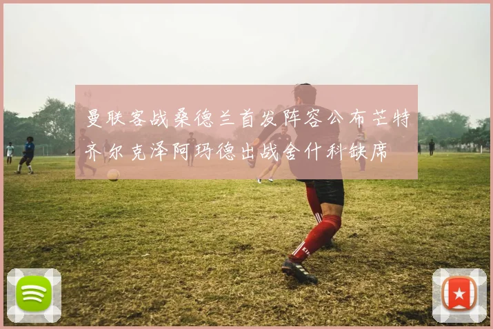 曼联客战桑德兰首发阵容公布芒特齐尔克泽阿玛德出战舍什科缺席